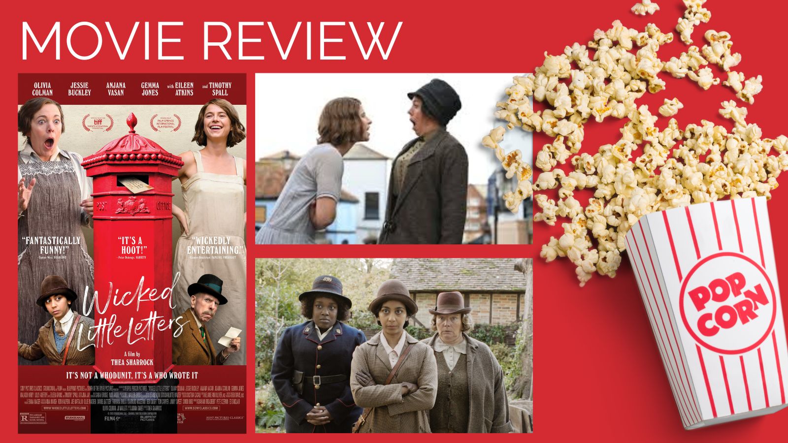 Movie Review: Wicked Little Letters (2023), Britain’s Rudest Scandal Becomes A Hilarious Comedy