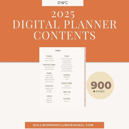 DWC 2025 Digital Planner (Goodnotes & Notability) - DWC Magazine: Strong Women, Strong Voices