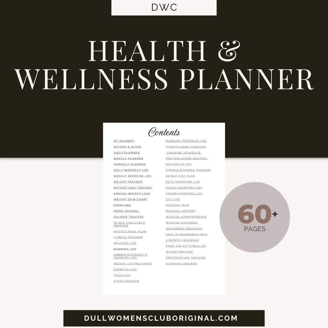 DWC Health & Wellness Planner - DWC Magazine: Strong Women, Strong Voices